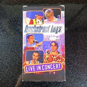 Vintage Backstreet Boys, Live In Concert VHS.
